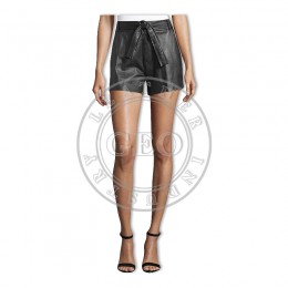Latest Fashion Women Leather Shorts 2017 Season